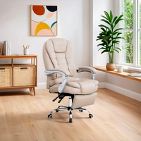 Mobilier chaise de bureau chaise de bureau en cuir avec fonction de massage chaise ergonomique peut dormir et se détendre massage 7 points