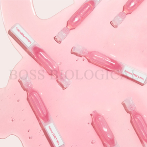 Private Label Lachs PDRN Glow Serum Ampulle Intensive Feuchtigkeit Haut Plump ing Verbessert die Haut ausstrahlung Poren pflege - Product Image 2