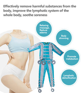 Máquina de Drenaje Linfático Vertical de Cuerpo Completo con Controles Separados que aumenta la circulación linfática - Product Image 3