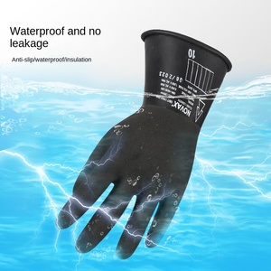 <span class=keywords><strong>Guantes</strong></span> Aislantes de Látex Antideslizantes de Grado 0, <span class=keywords><strong>Guantes</strong></span> de Goma de Aislamiento Eléctrico Clase 0 para Operaciones en Vivo, <span class=keywords><strong>Guantes</strong></span> Dieléctricos de 36kv - Product Image 4