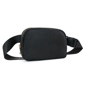 Bolsa de Cintura de Nylon Feminina 2026, Amostra Grátis, Atacado, para Corrida Casual, Fanny Pack com Fecho de Zíper - Product Image 1