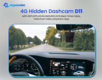 Topverkochte D11 4G Dashcam Dubbele Lens met Slimme ADAS GPS Nachtzicht Full HD 1080P G-sensor Parkeermonitor Universeel voor Voertuigen