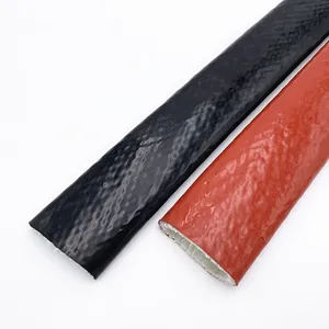 High Temperature Heat Proof Wire Protection Abrasion Resistant Silicone Rubber Fire Sleeve