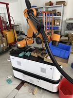 Nouveau châssis de robot composite innovant EZ-COR AMR avec moteur et PLC pour environnements difficiles (sol sale par l'huile/l'eau)