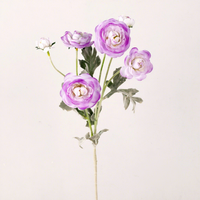 Bunga Lotus & Daisy Buatan Realistis dari Kain Sutra Berumbai - Gaya Nordik Lembut untuk Pernikahan, Hari Valentine & Dekorasi Rumah