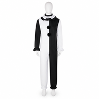 Disfraz de Payaso Terrorífico con Logotipo Personalizado, Traje de Cosplay para Actuaciones en Escenario para Adultos, OEM, ODM, Marca Privada, Halloween