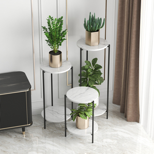 Support de <span class=keywords><strong>plante</strong></span> en marbre doré, décoration de maison moderne du milieu du siècle, support de Pot de fleur d'intérieur en <span class=keywords><strong>fer</strong></span> forgé, support de <span class=keywords><strong>plante</strong></span> en métal - Product Image 6