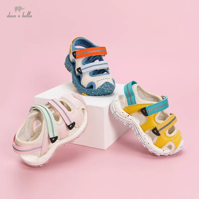 DBY18287 डेव बेला गर्मियों में फैशन बच्चे यूनिसेक्स चिथड़े पत्र सैंडल नवजात शिशु जूते लड़की लड़कों सैंडल जूते