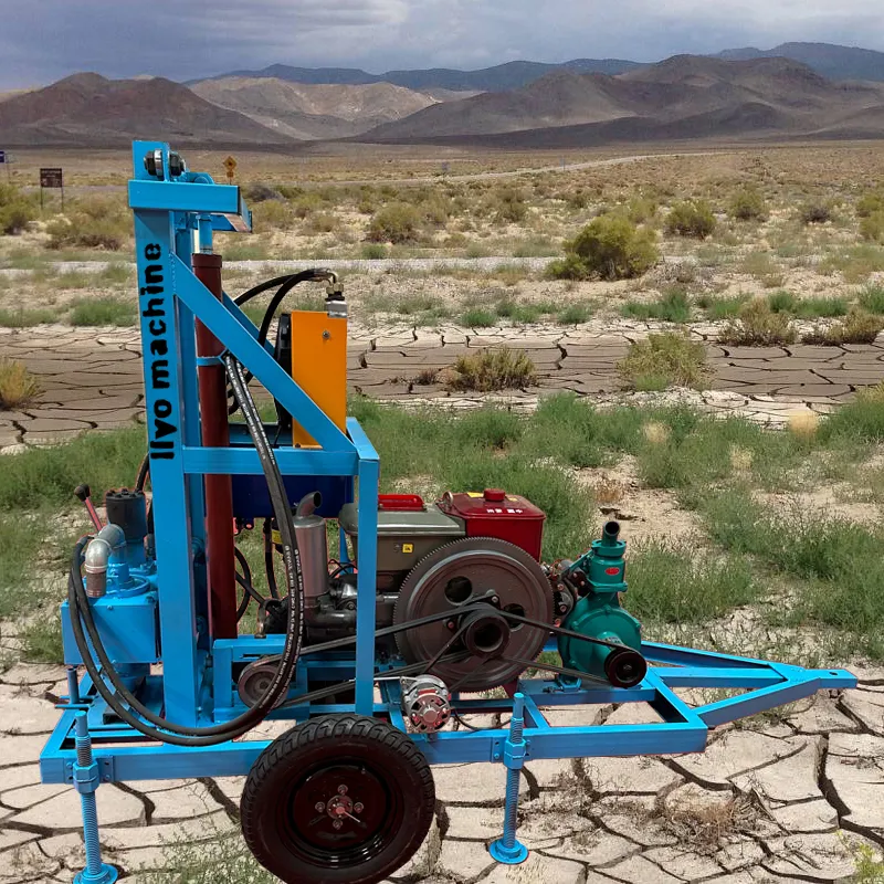 100 meter mini water well drilling rig