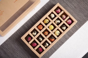 定制抽屉形食品级巧克力包装可回收甜点巧克力牛皮纸包装盒 - Product Image 3