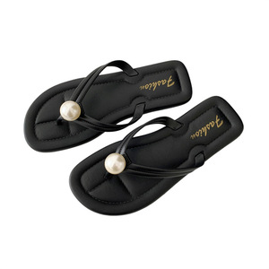 <span class=keywords><strong>Chic</strong></span> femmes sans lacet confortable EVA tongs doux anti-dérapant plate-forme chaussures avec bout ouvert pince PVC semelle intérieure imprimé tenue décontracté - Product Image 2