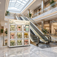 Máquina Expendedora de Flores Refrigerada, Quiosco Automático de Venta de Ramos de Flores para Centros Comerciales, Hoteles, Hospitales