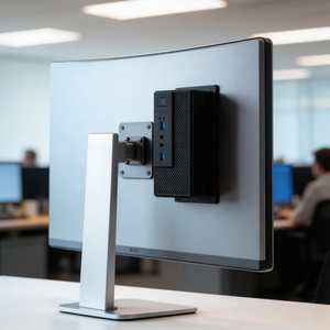 Mini PC Barebone AMD R5 3500U, boîtier pour jeux, ordinateur de contrôle industriel, mini PC 2COM AI - Product Image 2