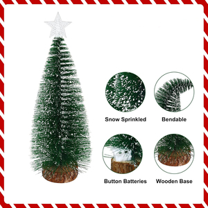 Mini <span class=keywords><strong>Albero</strong></span> <span class=keywords><strong>di</strong></span> <span class=keywords><strong>Natale</strong></span> Artificiale con Luci a <span class=keywords><strong>Stella</strong></span> <span class=keywords><strong>per</strong></span> Decorazioni Natalizie Domestiche, <span class=keywords><strong>Albero</strong></span> <span class=keywords><strong>di</strong></span> <span class=keywords><strong>Natale</strong></span> Luminoso, Luci LED - Product Image 6