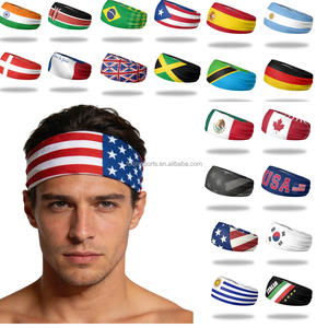 عصابات رأس رياضية مرنة مضادة للانزلاق للرجال والنساء مع شعار مخصص - Product Image 1