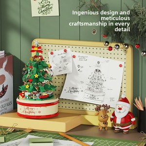 LELE BROTHER Compatible Plastic Educational Toy Christmas <strong>Tree</strong> Music Box for Boys Girls Ages 14+ Model 20240319 - Product Image 2