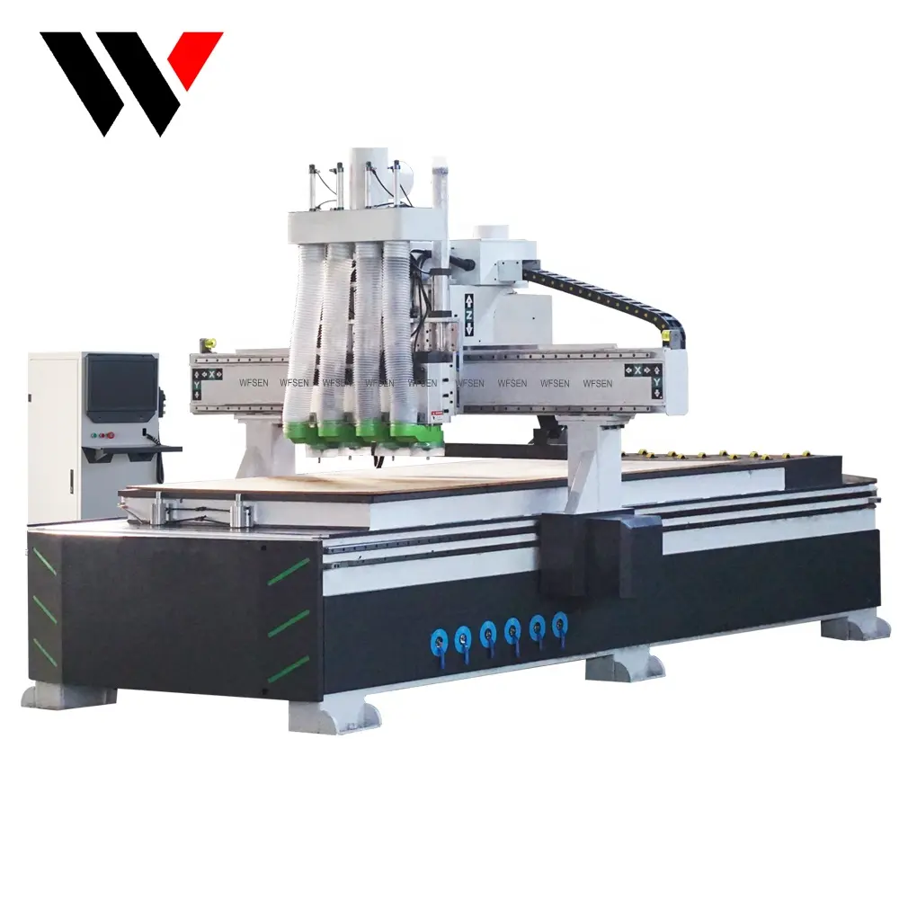 High performance ATC wood 1325 5 3D 6090 2 3 4 axis CNC router machine with rotary device