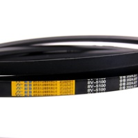 Courroie trapézoïdale étroite enveloppée en caoutchouc 8V5100, largeur 25,5 mm, pour transmission de machines agricoles et industrielles, personnalisation OEM, options NR/CR