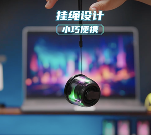 <span class=keywords><strong>Mini</strong></span> loa loa từ tính với người giữ điện thoại RGB ánh sáng loa cho <span class=keywords><strong>iPhone</strong></span> 16 - Product Image 4