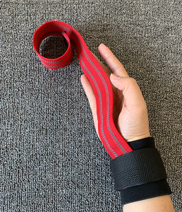 2026 Wholesale Custom Logo Non Slip Gym Lifting <b>Straps</b> Fitness Wrist Wraps Padded Weight Lifting Wrist <b>Strap</b> for Men - Product Image 3