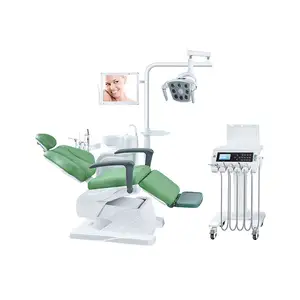 Silla dental médica de buena calidad, precio unitario, clínica dental, uso popular, silla de unidad dental