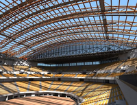 Structures en acier léger pour les lieux de sport, bâtiments en métal pour gymnases, construction de stades de football, entreprises de construction