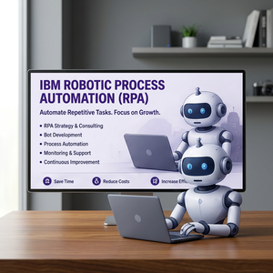 Consultation sur la stratégie d'automatisation des processus robotisés (RPA) d'IBM, développement de robots, automatisation des processus, surveillance et support pour les entreprises - Product Image 2