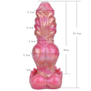 YOCY Heißer Verkauf Nachdenklich gestaltet mit einer umgedrehten Spitze, abgerundeten Graten und einem unglaublichen Silikon dildo mit Ausbuchtung knoten für Frauen. - Product Image 2