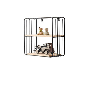 X106 nouveau Style de fer décoration murale mode présentoir chambre à coucher maison mur panier suspendu <span class=keywords><strong>cuisine</strong></span> sans poinçon <span class=keywords><strong>rangement</strong></span> - Product Image 5