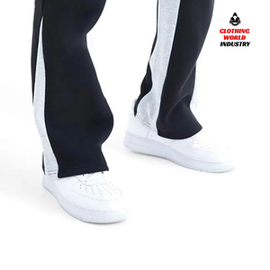 Unisex Men's & Baggy Sweatpants 100% Cotton Straight Leg <b>Drawstring</b> Sweatpants Elastic Mid Waist Casual <b>Trousers</b> men's pant - Product Image 3