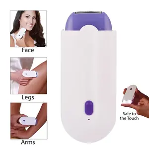Kit d'épilation laser sans douleur en gros, rasoir rechargeable USB pour femme, visage, jambes, maillot, mains - Product Image 5