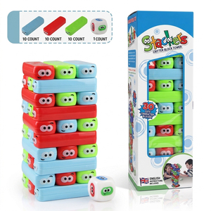 Juguete <span class=keywords><strong>de</strong></span> Torre Apilable <span class=keywords><strong>de</strong></span> Plástico, Bloques <span class=keywords><strong>de</strong></span> Equilibrio Coloridos, <span class=keywords><strong>Juego</strong></span> para Niños y Adultos, Mejora las Habilidades <span class=keywords><strong>de</strong></span> Resolución <span class=keywords><strong>de</strong></span> Problemas, <span class=keywords><strong>Juego</strong></span> <span class=keywords><strong>de</strong></span> <span class=keywords><strong>Mesa</strong></span> - Product Image 1