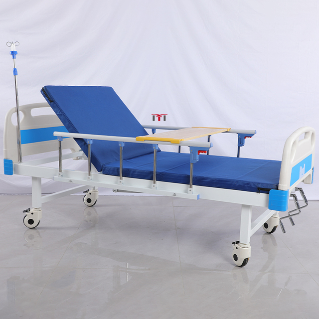 MT Medical Equipment Hospital Patient Nursing Bed Equipment Disable Manual 2 Crank Medical Hospital Bed