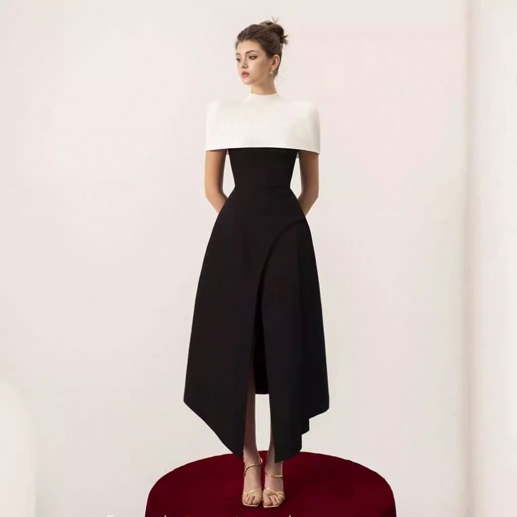 gold off the shoulder dress Off Shoulder Short A-Line Homecoming Cocktail Dress by LaDivine CD0194