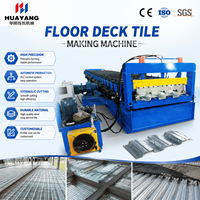 Machine automatique de fabrication de dalles de sol avec contrôle PLC, équipement de découpe hydraulique et de formage de tôles d'acier