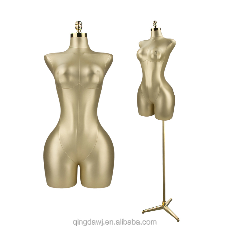 Fiberglass Gold Adjustable Half Body Curvy Female Dress Form Sewing Tailoring Dummies Fat Mannequin Women Female Body Bust Torso Fiberglass Gold Adjustable Half Body Curvy Female Dress Form Sewing Tailoring Dummies Fat Mannequin Women Female Body Bust Torso