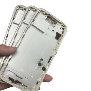 Cho <span class=keywords><strong>iPhone</strong></span> 14 14 cộng với 15 Promax nhà ở với một phần + giữa khung gầm khung + Sim khay + bên Bộ phận quan trọng phía sau nhà ở trường hợp lắp ráp - Product Image 4