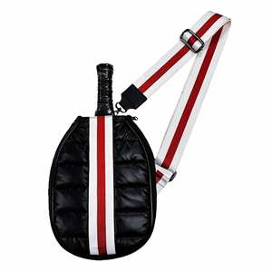 Bolsa de Raqueta de Bádminton y Pickleball Personalizada Blanca de Lujo para Mujer, Mochila de Tenis Acolchada - Product Image 3