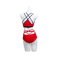 Nouveauté Nylon et maille femmes Dancewear Sexy soutien-gorge haut Sport vêtements taille haute pantalon grande taille pôle Fitness porter