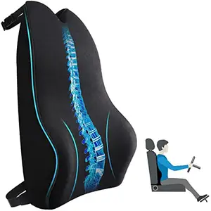 Nhà Máy Bán Bộ Nhớ Bọt Xe Thắt Lưng Hỗ Trợ Cho Lái Xe Mệt Mỏi Trở Lại Pain Relief Kép Dây Đeo Tốt Hơn Sửa Chữa Xe Đệm