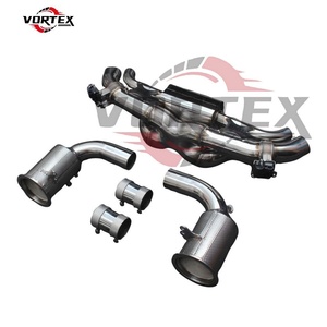 ระบบท่อไอเสีย VORTEX Performance สีไทเทเนียมธรรมชาติ สำหรับ 992 รุ่นดัดแปลง - Product Image 5