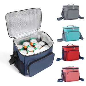 100% Sinh Thái Thân Thiện Với Biểu Tượng Tùy Chỉnh Mát Túi Lạnh Thực Phẩm Nhiệt Giao Hàng Cách Điện Ăn Trưa Hộp Lạnh Với Nhôm Lá Oxford - Product Image 1