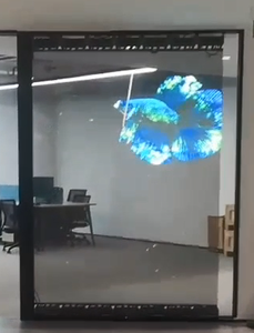 Bề mặt cong màn hình hiển thị linh hoạt uốn cong Holographic LED phim màn hình cho vòng cột kiến trúc Sáng tạo thiết kế - Product Image 4