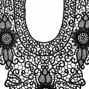 New Design Milk Silk Pearl Beads <strong>Lace</strong> <strong>Collar</strong> L01 - Product Image 6