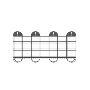 Estante para Vinos de Lujo Industrial, de Hierro Forjado, para Mostrador, Almacenamiento, Bar en Casa, Sótano, Montaje en Pared, con Luz Luminosa, Duradero, Exhibición - Product Image 5