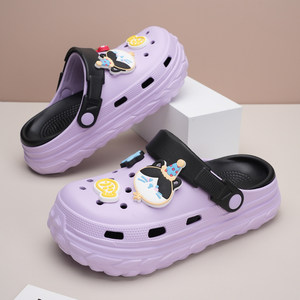 Новые женские сабо <span class=keywords><strong>2026</strong></span> года оптом: нескользящие, на толстой подошве, для детей, для сада, мягкие пляжные сандалии - Product Image 6