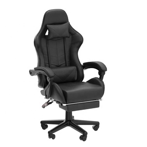 Sillín de asiento de espuma gruesa de 8 cm de cuero de Pvc <span class=keywords><strong>azul</strong></span> Ca, sillón reclinable ergonómico <span class=keywords><strong>Racer</strong></span> E-Sports, sillas de escritorio para ordenador, hace que los juegos sean cómodos - Product Image 4