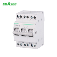 Commutateur de transfert manuel MTS, commutateur de commutation modulaire sur rail DIN 1-0-2 16A 40A 63A, interrupteur isolateur