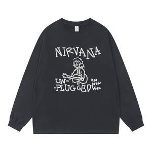 T-shirt unisexe à manches courtes en coton 100% noir et blanc, imprimé groupe rock, style punk rétro américain, coupe classique - Product Image 4