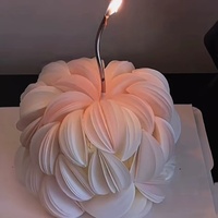 Kertas Lilin Selebriti Internet, Kertas Beras Lengket, Bunga Kertas Gaya Manis, Suasana Hari Peringatan, Kelopak, Dekorasi Kue Ulang Tahun